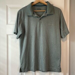 Colombia Short Sleeve Polo in Heather Green